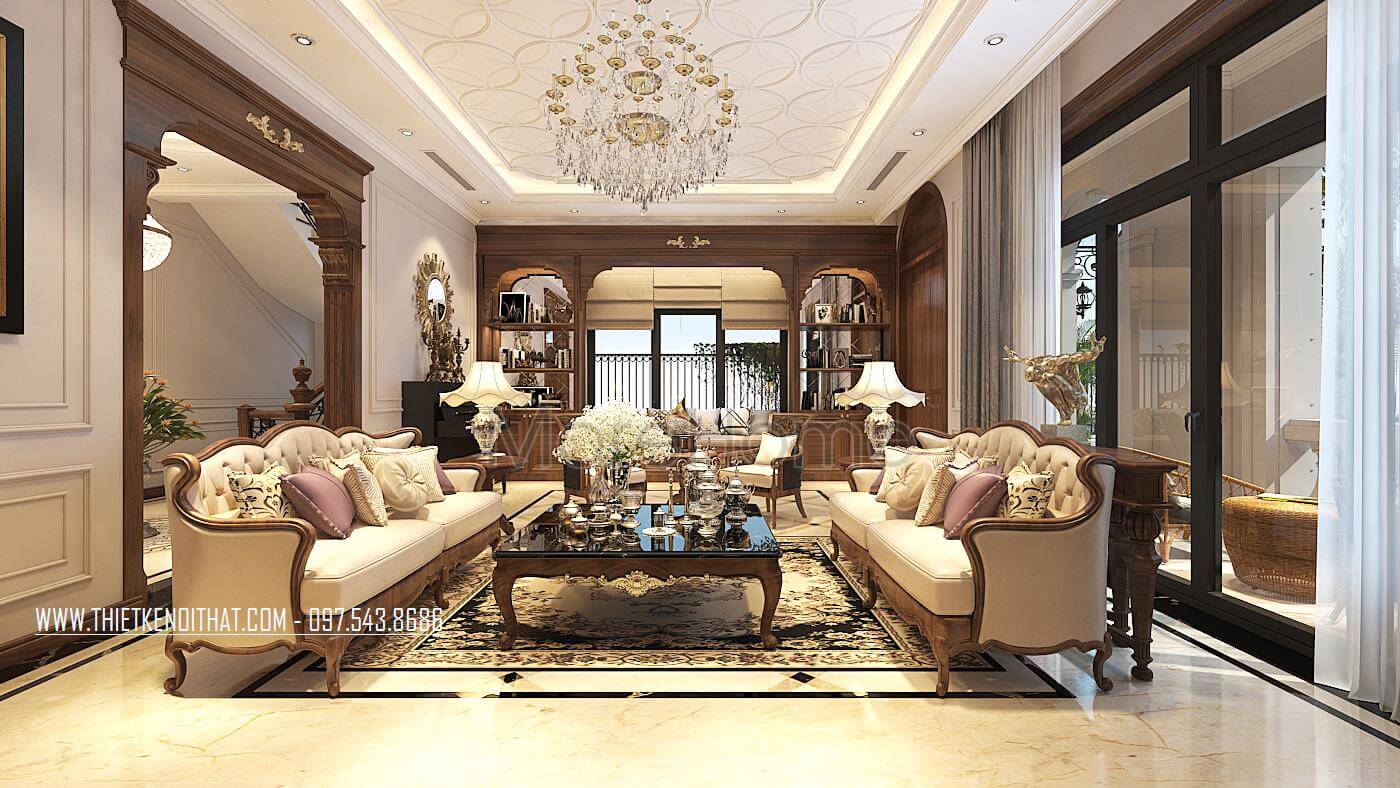 Sofa gỗ óc chó Sofa gỗ óc chó