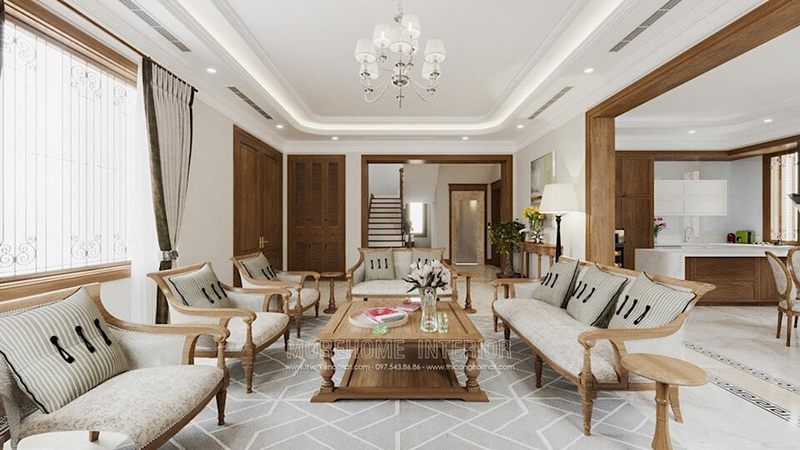 Chúng tôi cung cấp dịch vụ thiết kế nội thất biệt thự gỗ để tạo ra một không gian sống hoàn mỹ cho khách hàng.